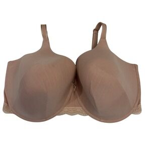 Adore Me Full Coverage Lightly Lined Underwire Bra 44C Beige Comfort